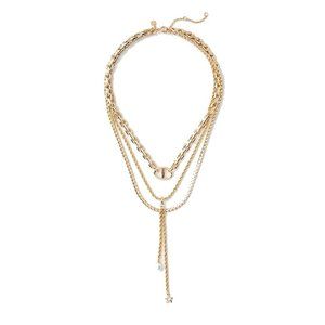LOFT Celestial Layered Necklace